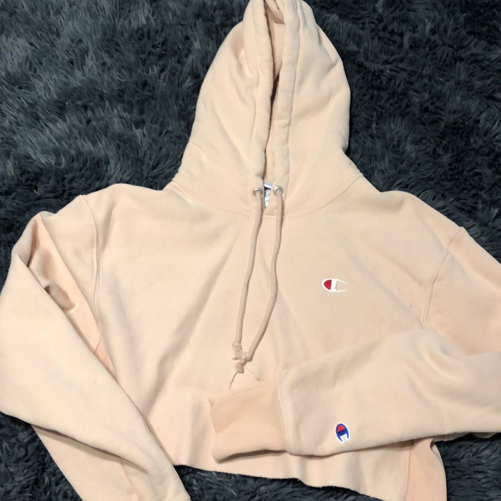 Champion cropped hoodie